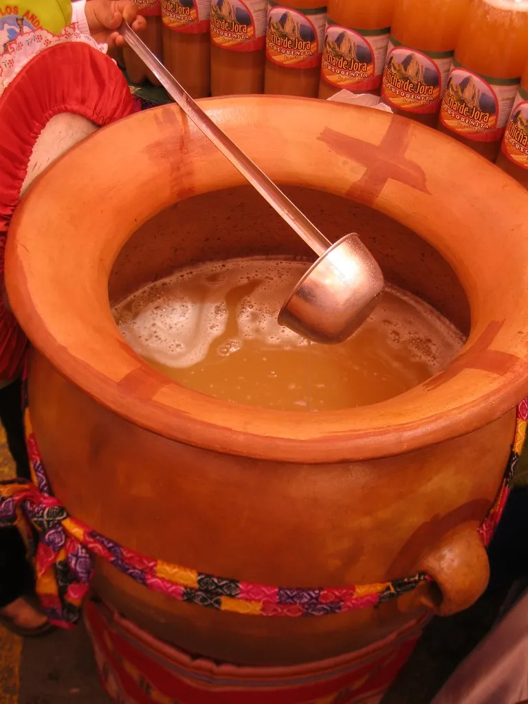 Chicha bien helada para acompañar